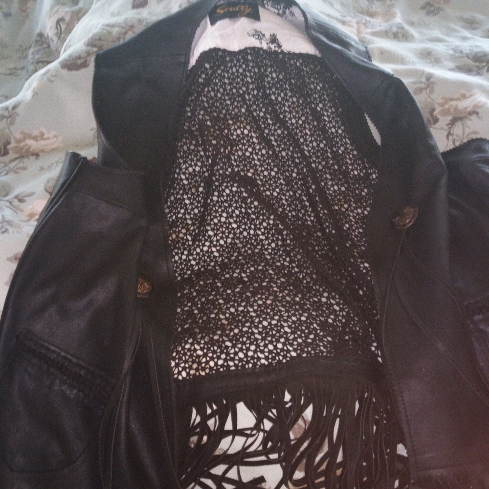 A bikers womans jacket
